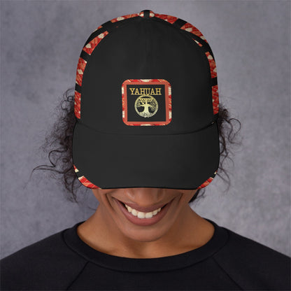 Yahuah Logo 02 Peaked Baseball Cap