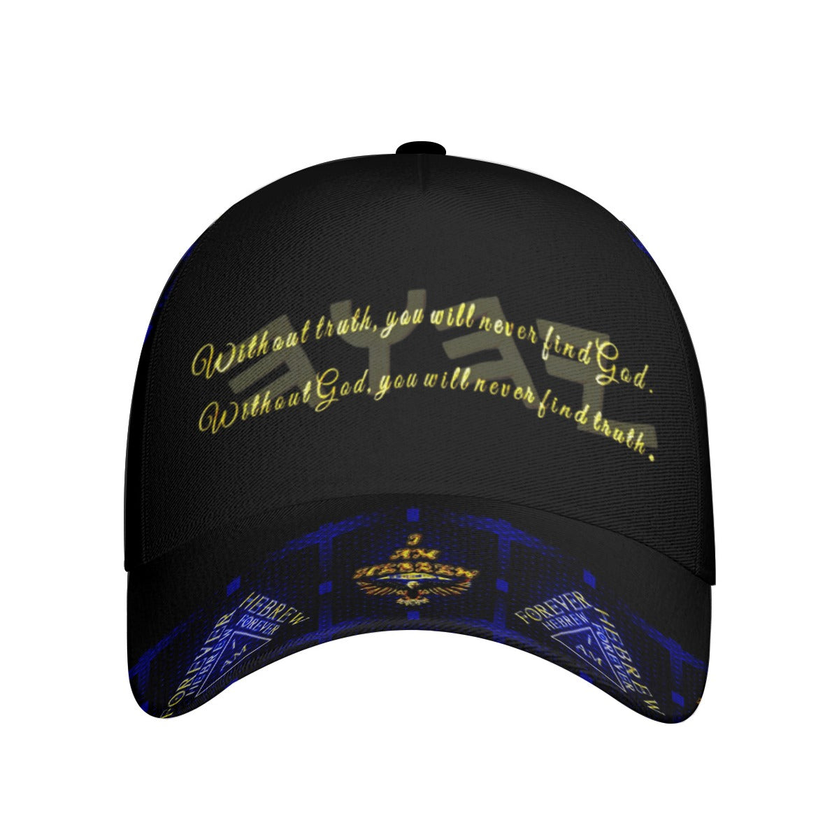 Truth Illustrated 01-01 Designer Curved Brim Baseball Cap