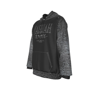 Yahuah-Name Above All Names 01-01 Men's Designer Raglan Pullover Hoodie