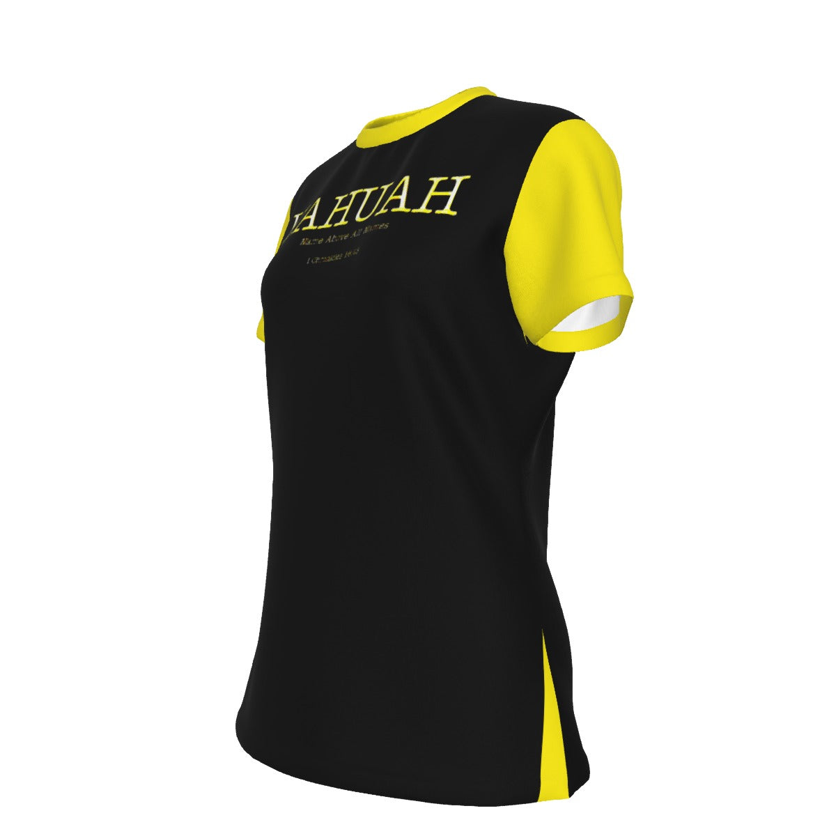 Yahuah-Name Above All Names 02-02 Ladies Designer Cotton T-shirt