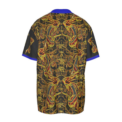 Like Father, Like Son 03-01 Designer Drop Shoulder Imitation Silk Spread Collar Shirt