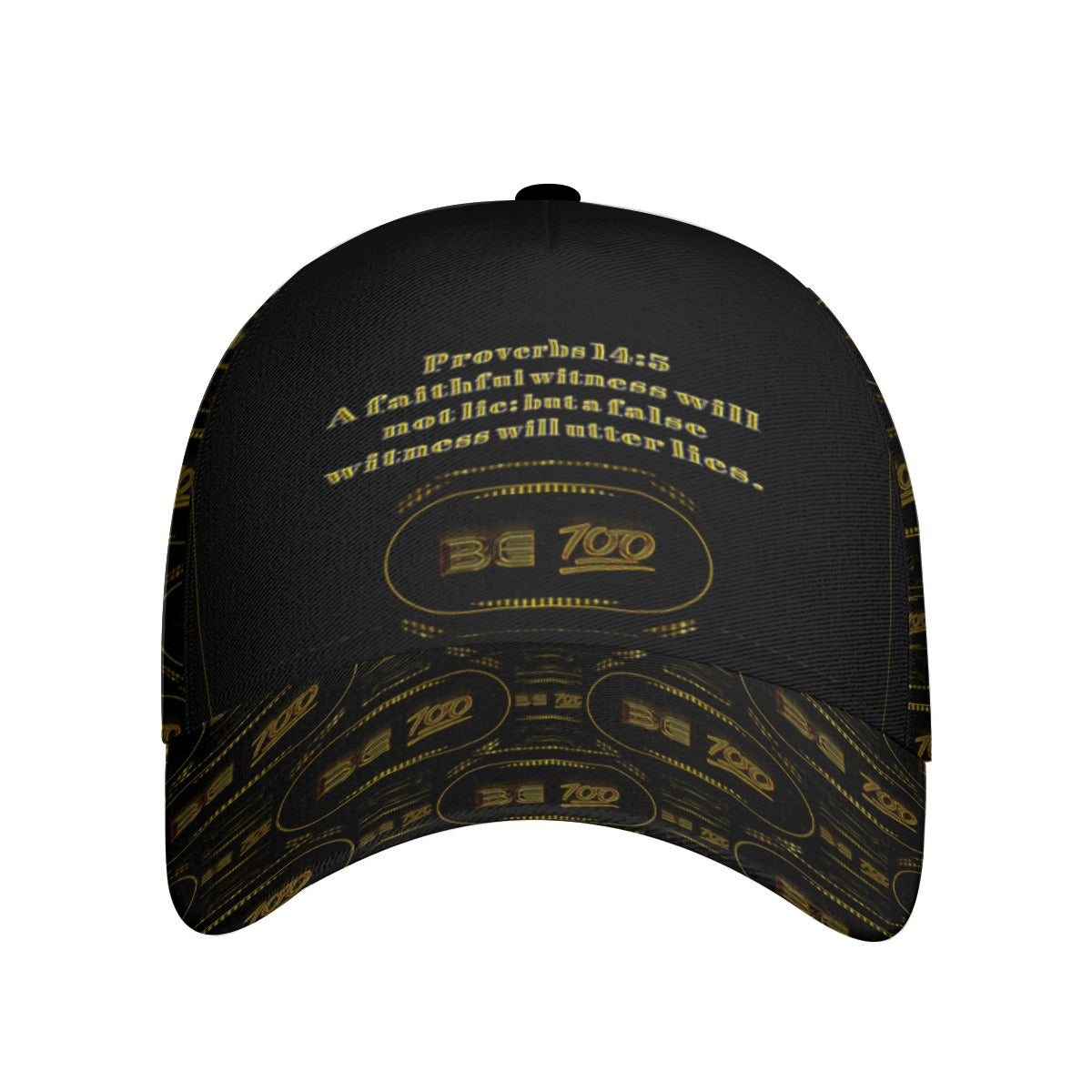Outspoken Designs 02-01 "Be 100" Designer Baseball Cap