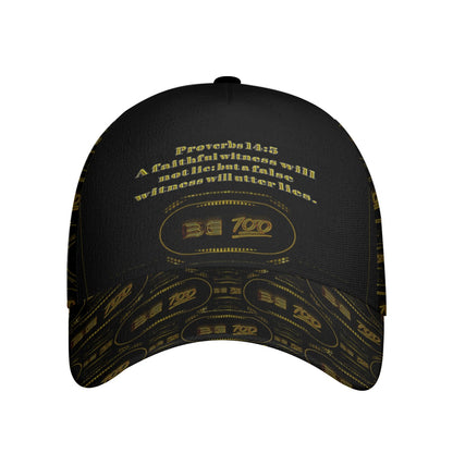 Outspoken Designs 02-01 "Be 100" Peaked Baseball Cap