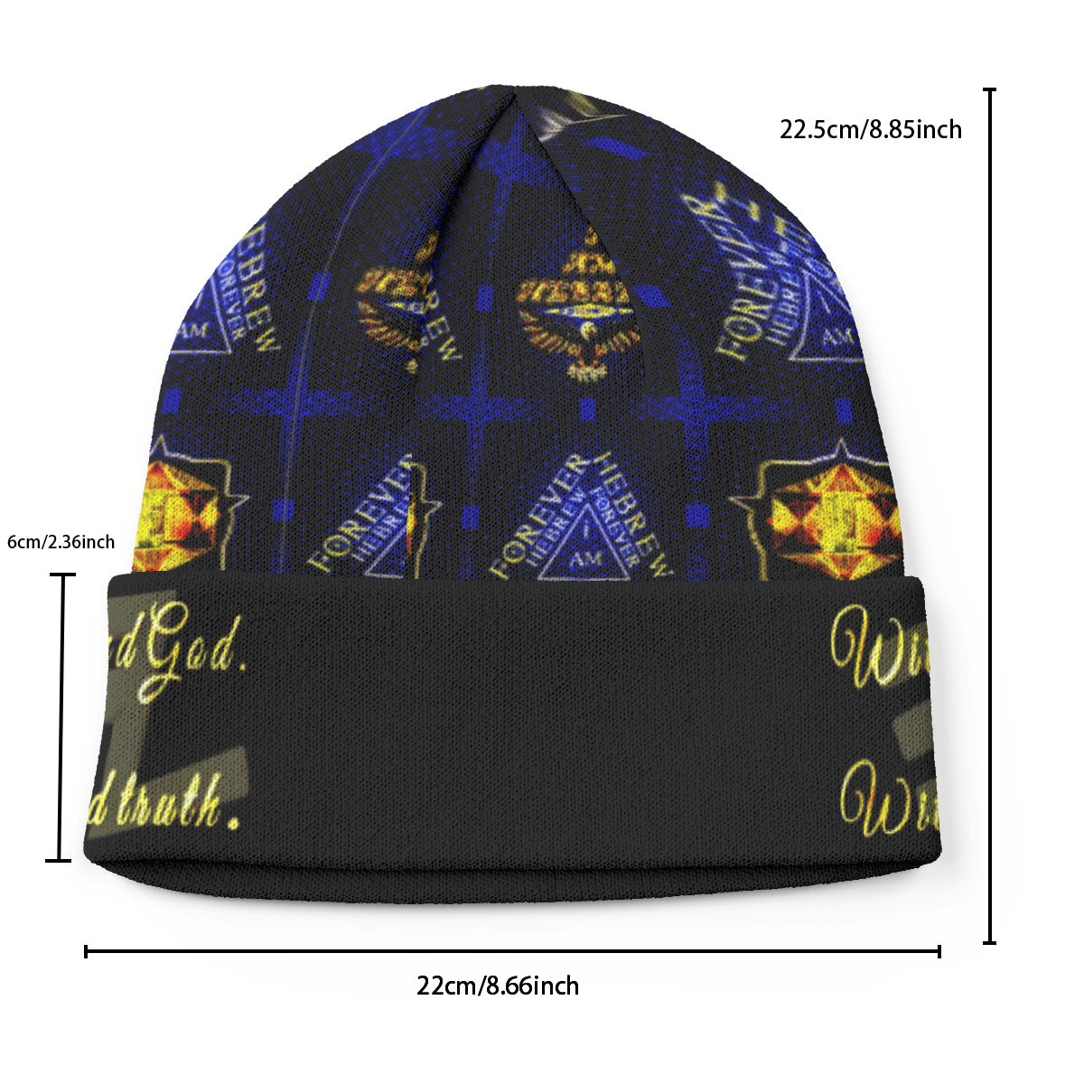 Truth Illustrated 01-01 Designer Cuffed Beanie