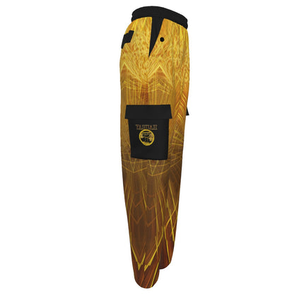 Yahuah: Tree of Life (02-02) - The Firmament Radiance | Women's Cargo Sweatpants