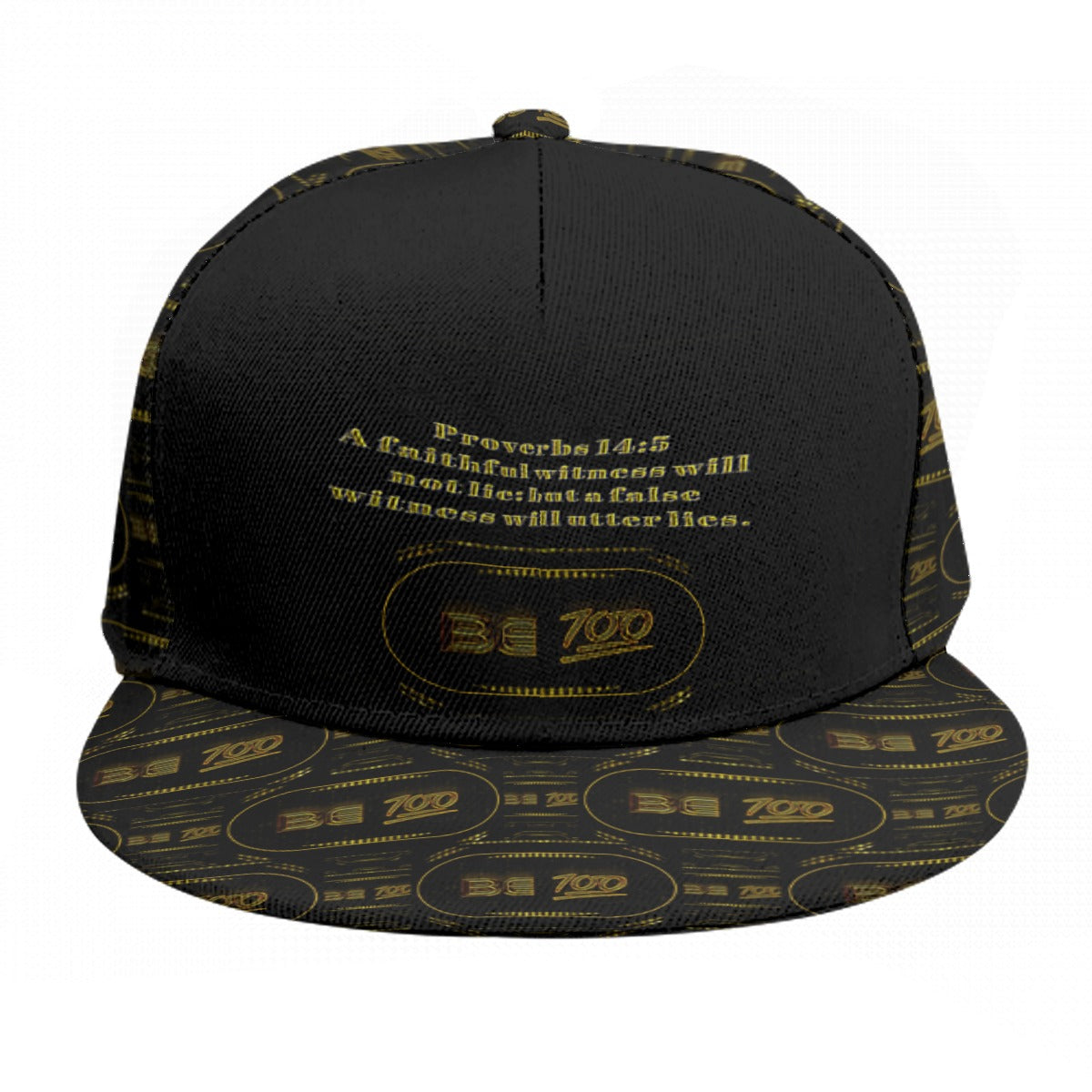 Outspoken Designs 02-01 "Be 100" Designer Snapback Cap