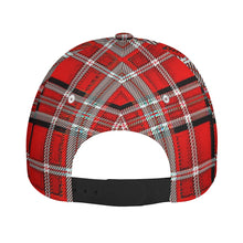 Cargar imagen en el visor de la galería, TRP Twisted Patterns 06: Digital Plaid 01-03A Designer Curved Brim Baseball Cap