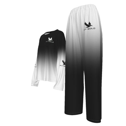 Outspoken Designs 03-03 "Fly Solo" Long Sleeve Tee Wide Leg Pants