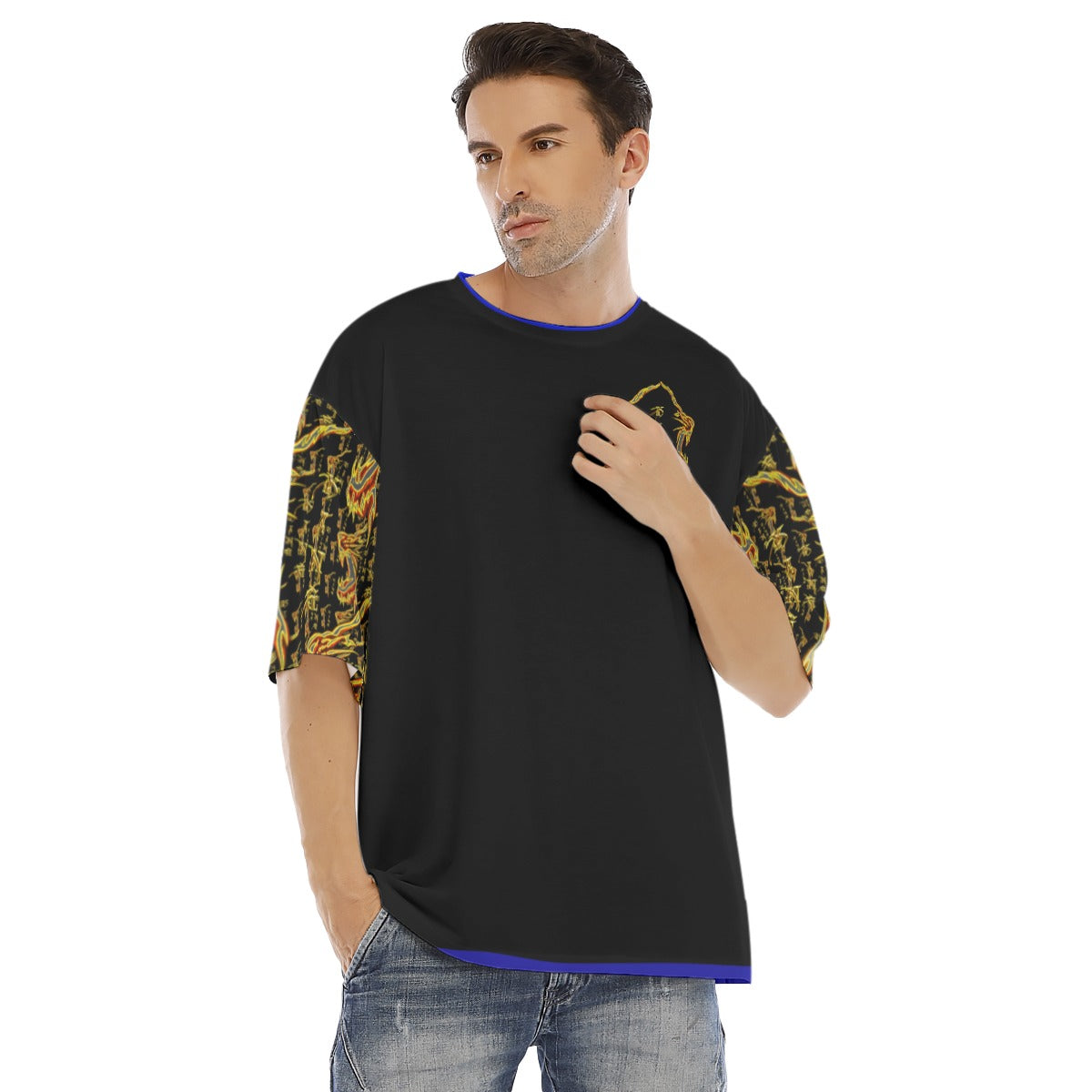 Like Father, Like Son 03-01 Men's Designer Drop Shoulder T-shirt