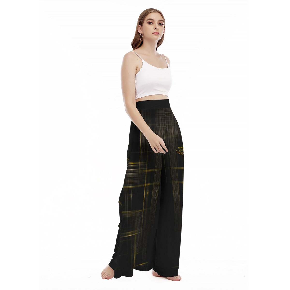 TRP Matrix 01 Ladies Designer High Waist Wide Leg Pants