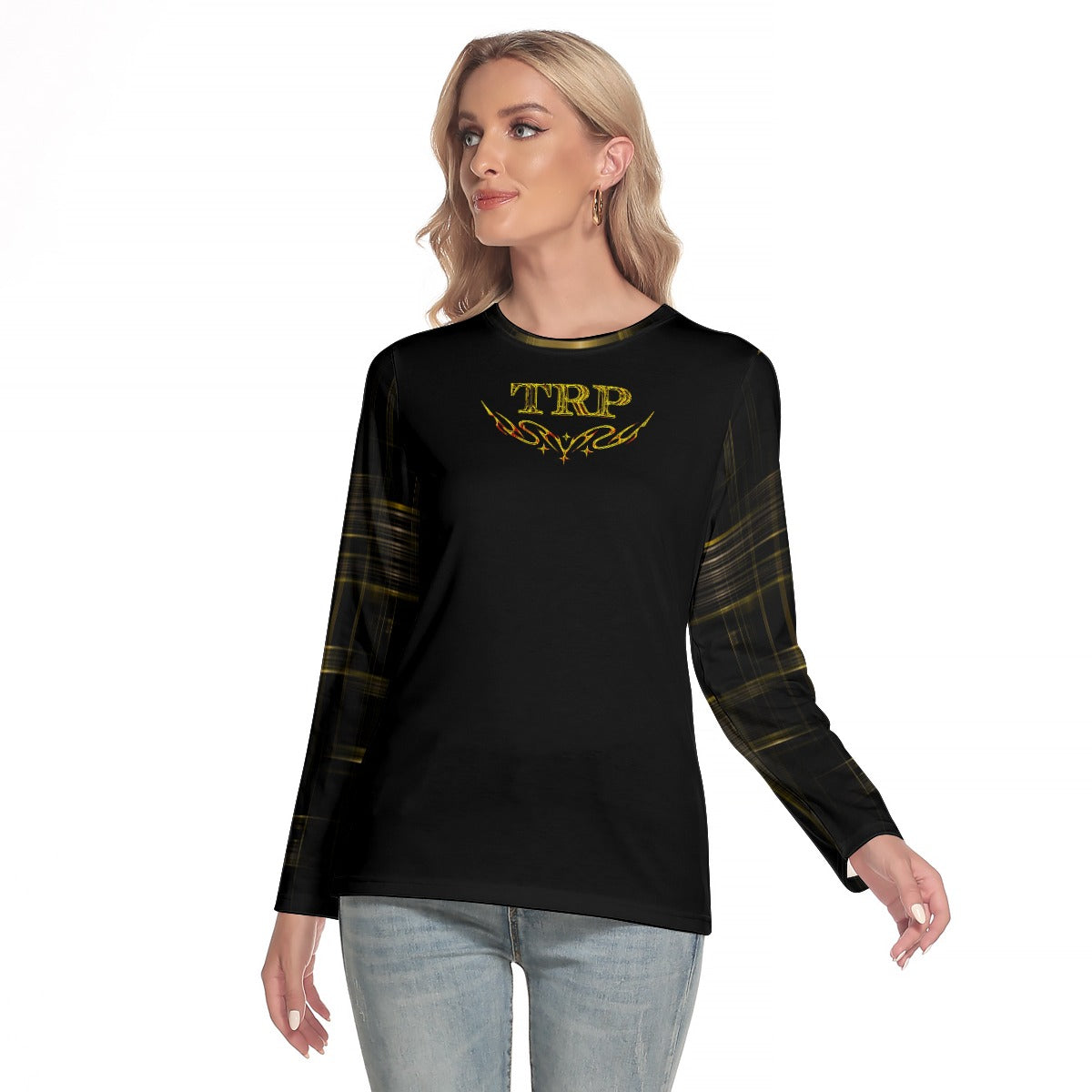 TRP Matrix 01 Ladies Designer Round Neck Long Sleeve T-shirt