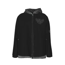 Cargar imagen en el visor de la galería, Yahuah-Name Above All Names 01-01 Men&#39;s Designer Drop Shoulder Full Zip Windbreaker