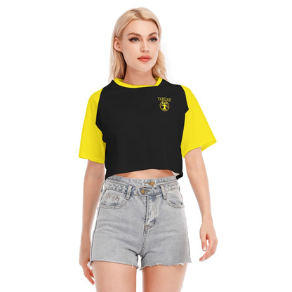 Yahuah-Tree of Life 02-01 Drop Shoulder Cotton Crop Top