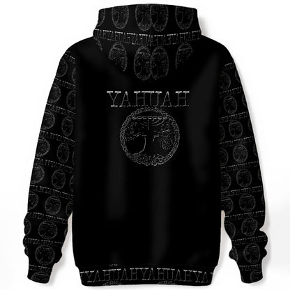 Yahuah-Tree of Life 02-04 Designer Unisex Cotton Hoodie