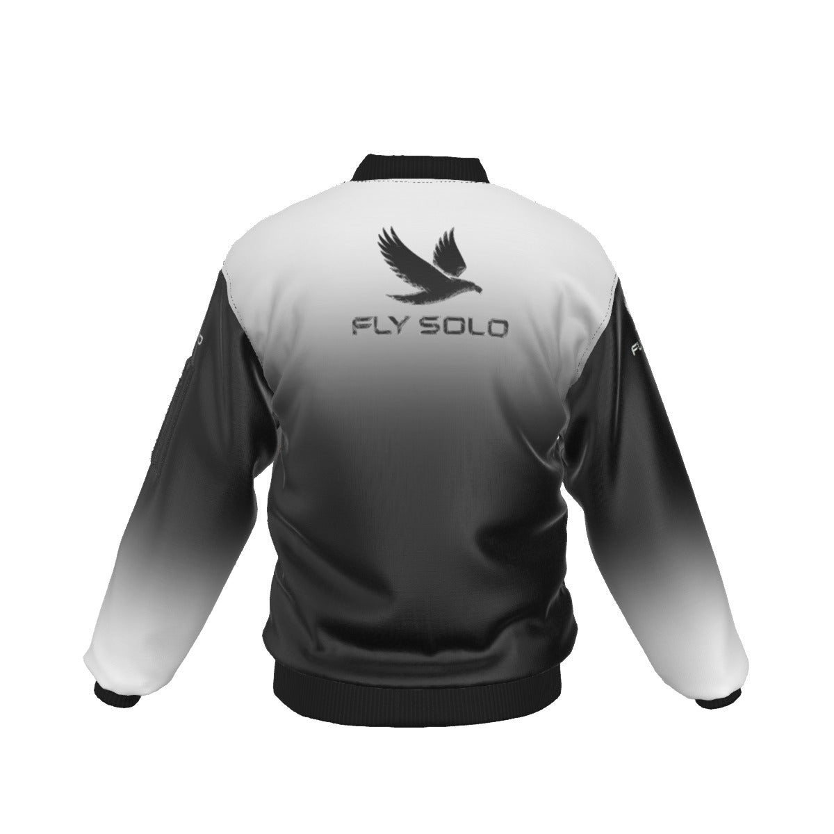 Outspoken Designs 03-03 "Fly Solo" Men's Designer Bomber Jacket with Sleeve Pocket