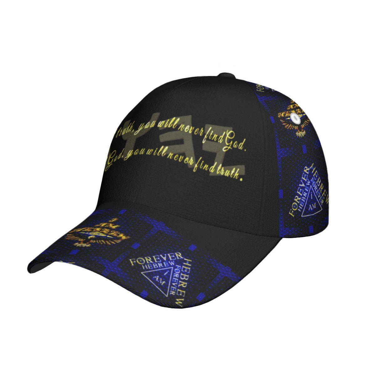 Truth Illustrated 01-01 Designer Curved Brim Baseball Cap