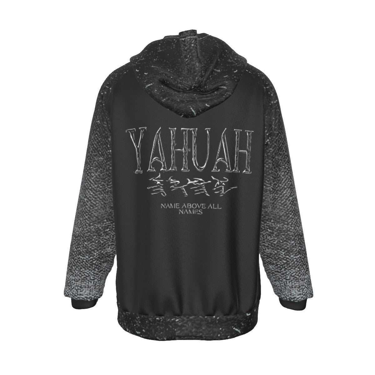 Yahuah-Name Above All Names 01-01 Men's Designer Raglan Pullover Hoodie