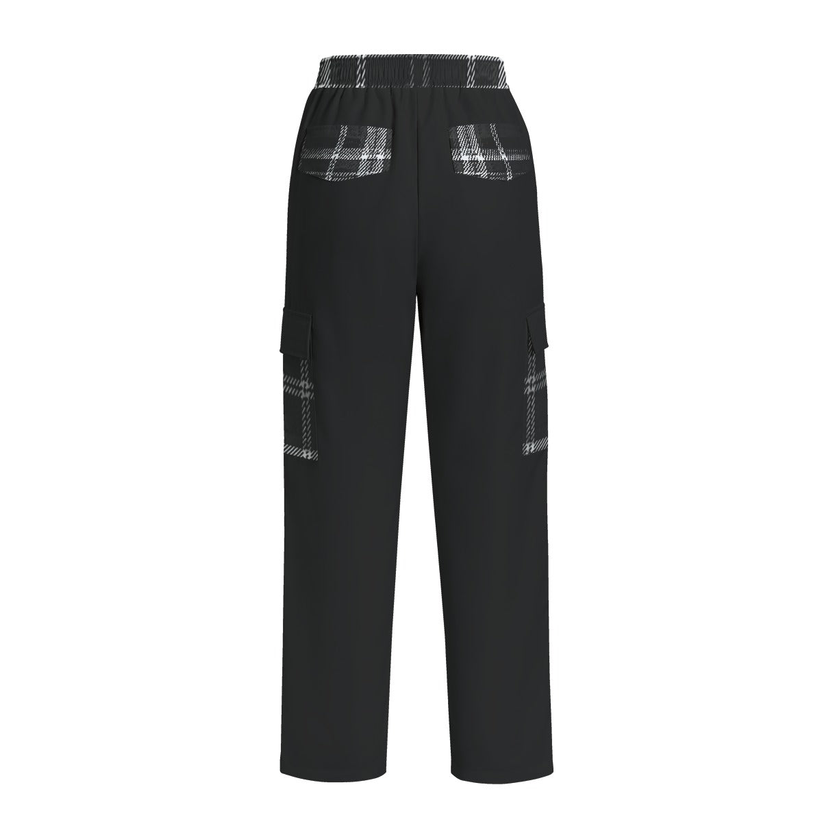 TRP Twisted Patterns 06: Digital Plaid 01-06B Ladies Designer Cargo Sweatpants