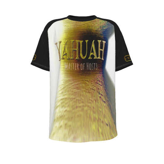 Yahuah-Master of Hosts 02-02 Men's Designer Raglan T-shirt