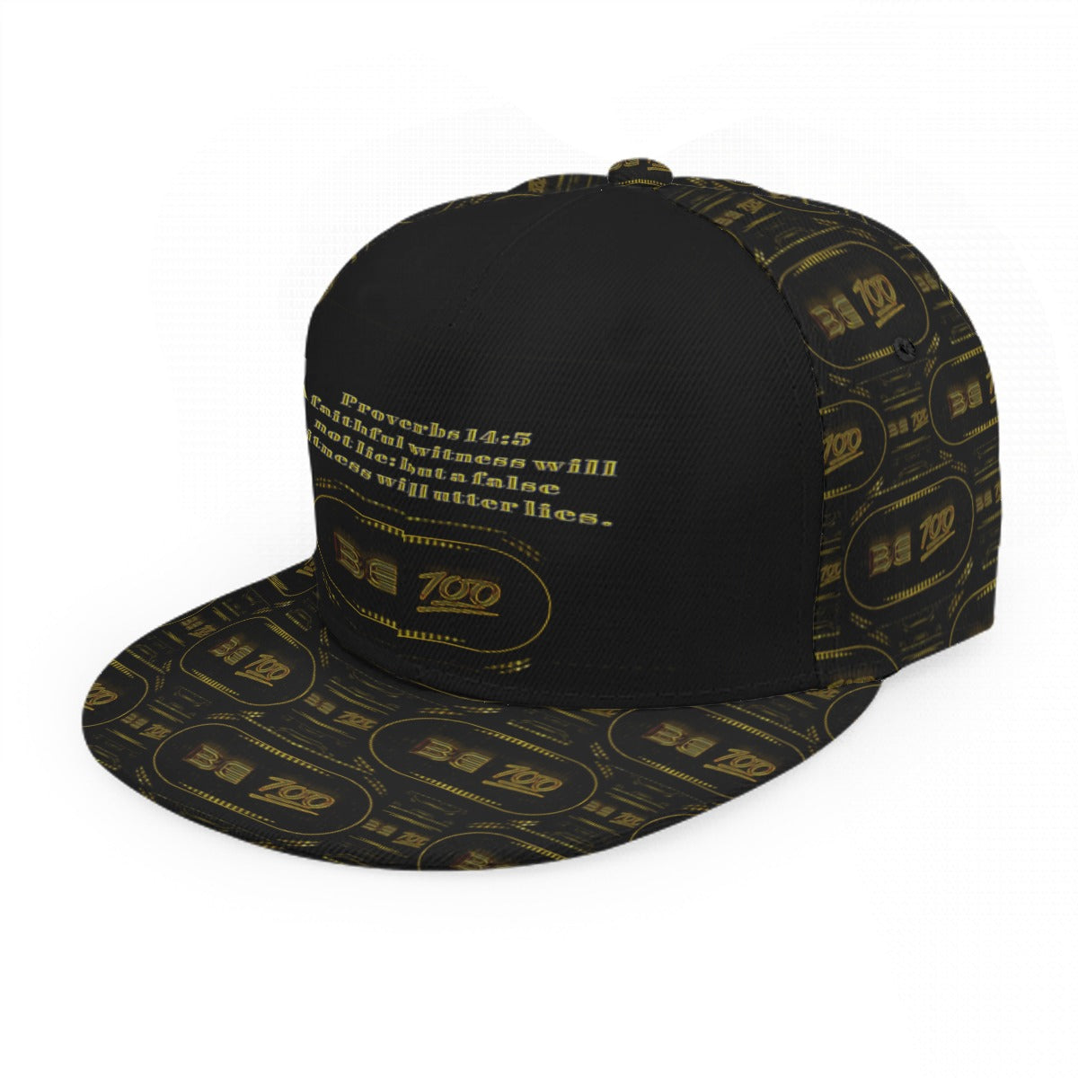 Outspoken Designs 02-01 "Be 100" Designer Snapback Cap