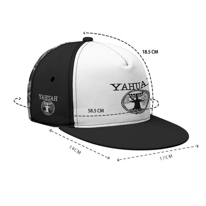 Yahuah-Tree of Life 02-06 Designer Peaked Snapback Cap