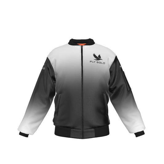 Outspoken Designs 03-03 "Fly Solo" Men's Designer Bomber Jacket with Sleeve Pocket