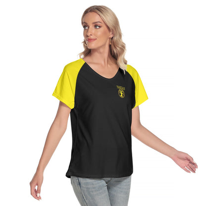 Yahuah: Tree of Life (02-01) - The Covenant Seal | Women's V-neck Loose Fit Tee
