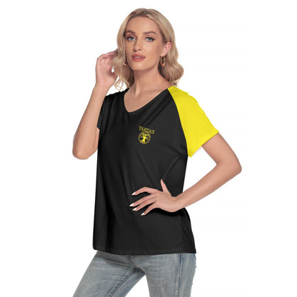 Yahuah: Tree of Life (02-01) - The Covenant Seal | Women's V-neck Loose Fit Tee