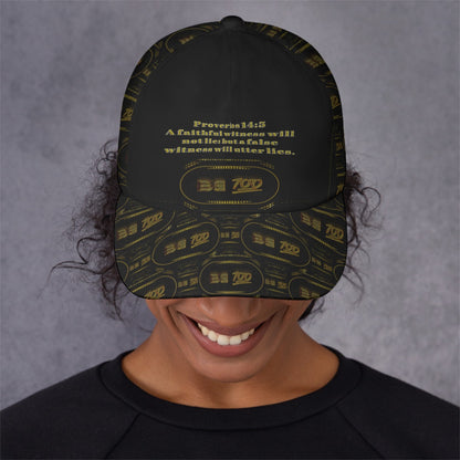 Outspoken Designs 02-01 "Be 100" Peaked Baseball Cap