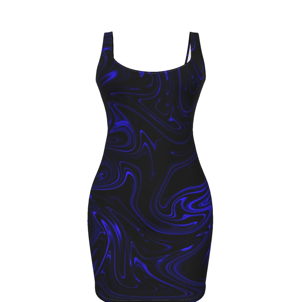 TRP Maze 01-02 Designer U-neck Tank Bodycon Mini Dress