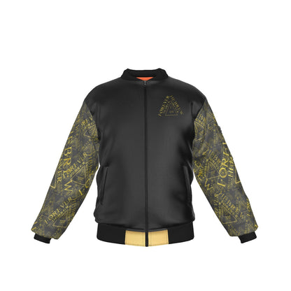 I AM HEBREW 03-01 Men's Bomber Jacket with Sleeve Pocket