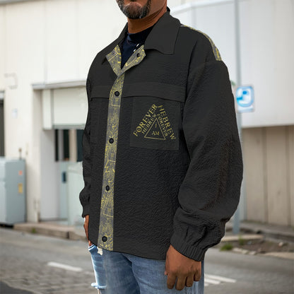 I AM HEBREW 03-01 Designer Flap Pocket Shirt