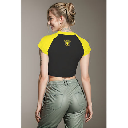 Yahuah-Tree of Life 02-01 Raglan Crop Top