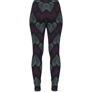 TRP Twisted Patterns 03: Chevron Hearts 01-01 Designer Ripped Leggings