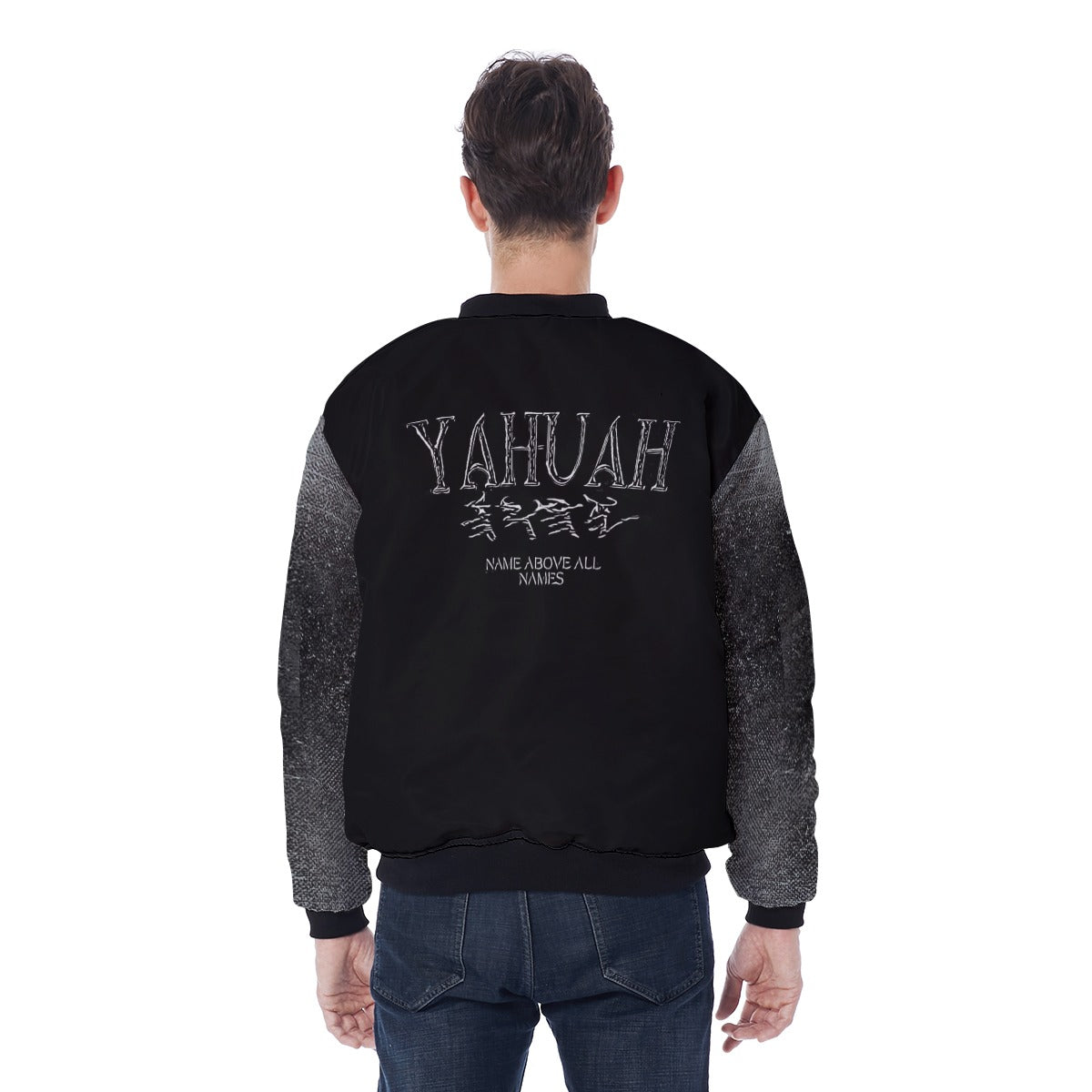 Yahuah-Name Above All Names 01-01 Men's Designer Bomber Jacket