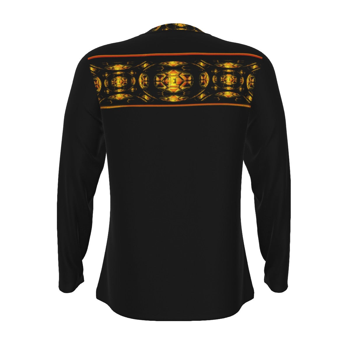 Hebrew World 01-03 Sacred Stillness Psalm 46:10 Men's Long Sleeve Cotton T-shirt