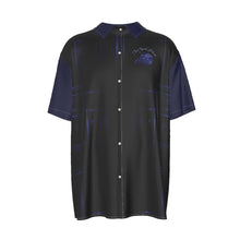 Cargar imagen en el visor de la galería, TRP Matrix 02 Men&#39;s Designer Drop Shoulder Short Sleeve Imitation Silk Dress Shirt