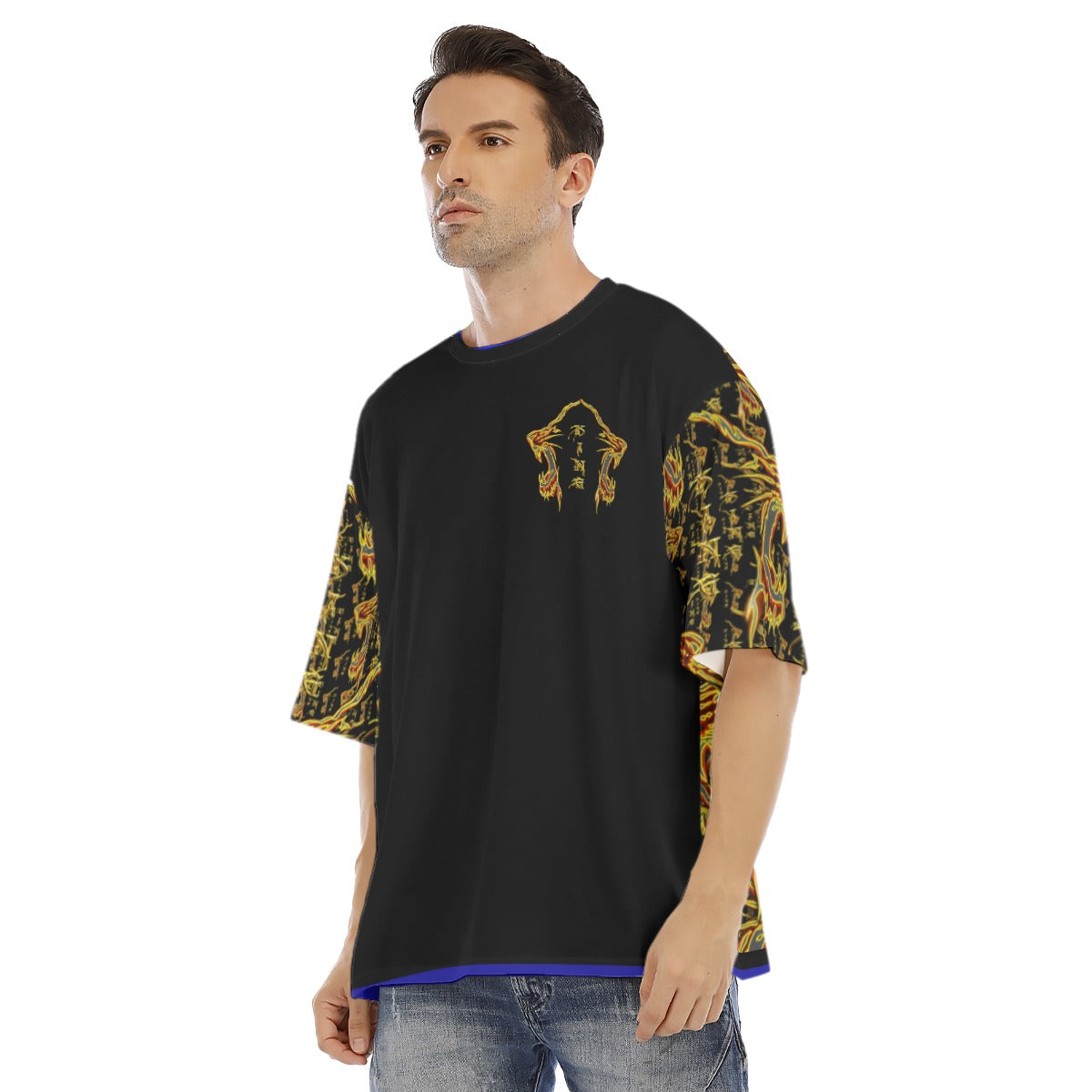 Like Father, Like Son 03-01 Men's Designer Drop Shoulder T-shirt