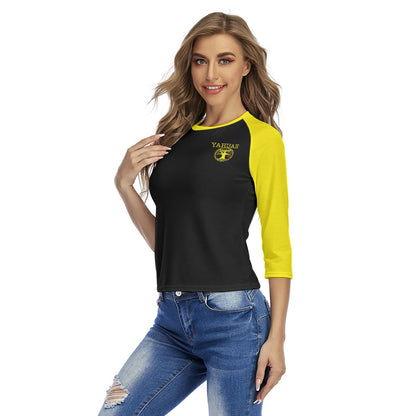 Yahuah: Tree of Life (02-01) - The Covenant Seal | Women's Slim Fit 3/4 Raglan Sleeve Tee