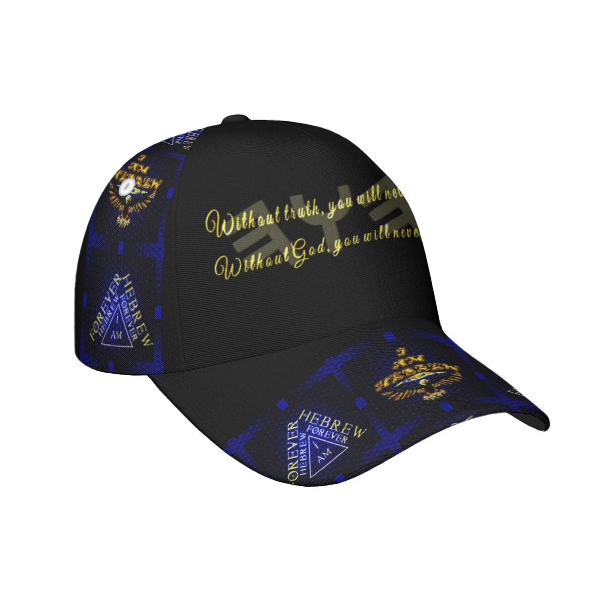 Truth Illustrated 01-01 Designer Curved Brim Baseball Cap