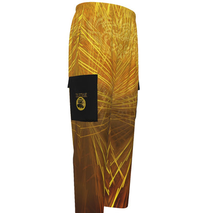 Yahuah: Tree of Life (02-02) - The Firmament Radiance | Men's Cargo Sweatpants