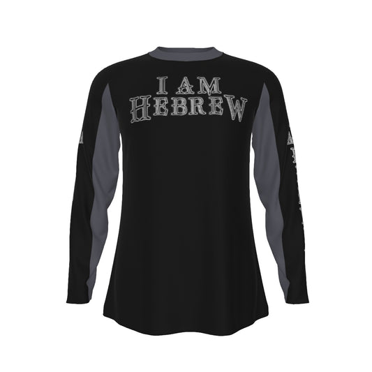 I AM HEBREW 02-02 Men's Designer Long Sleeve Cotton T-shirt