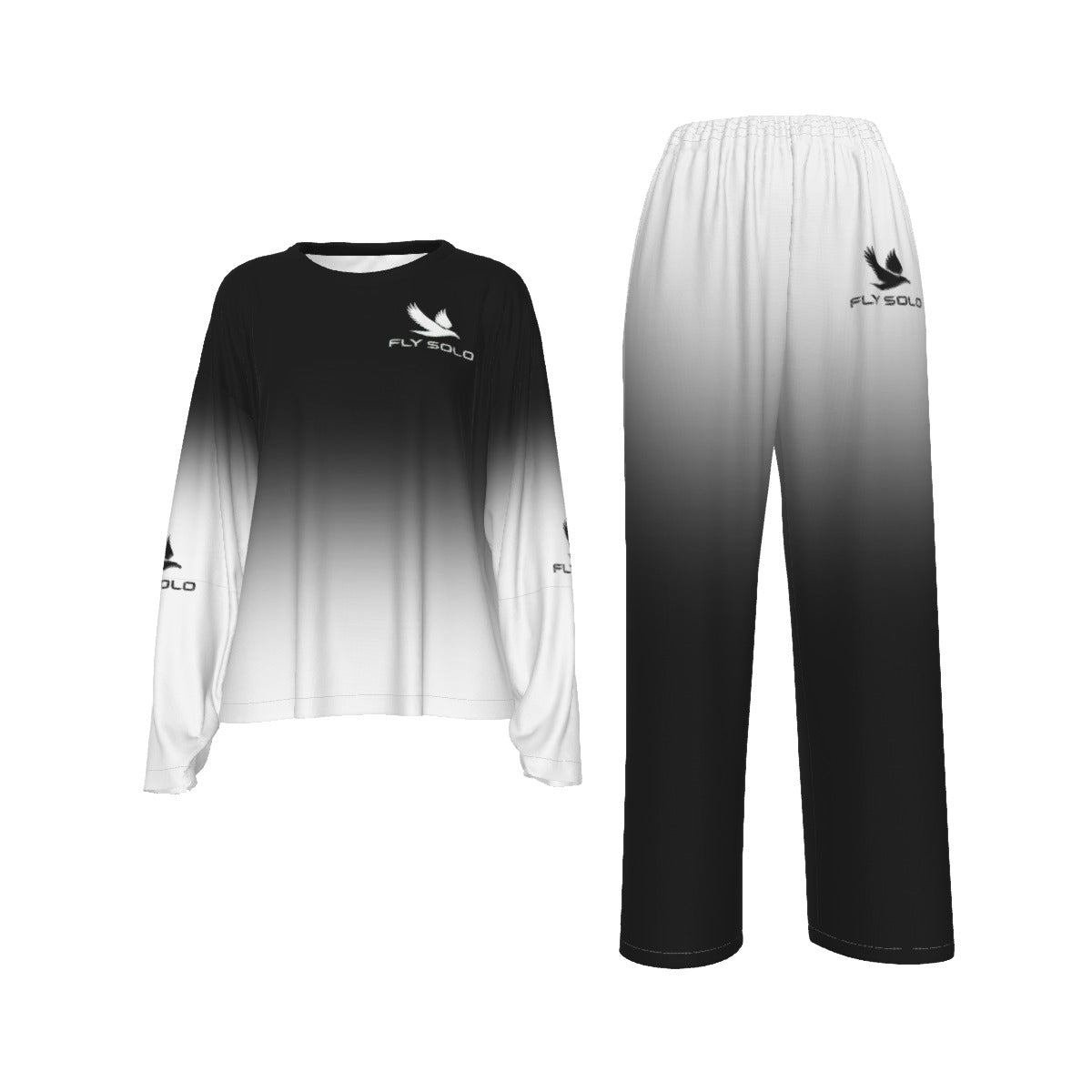 Outspoken Designs 03-03 "Fly Solo" Ladies Designer Long Sleeve T-shirt & Pants Set