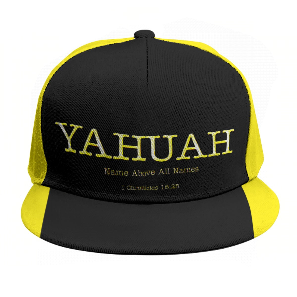 Yahuah-Name Above All Names 02-02 Designer Flat Brim Baseball Cap