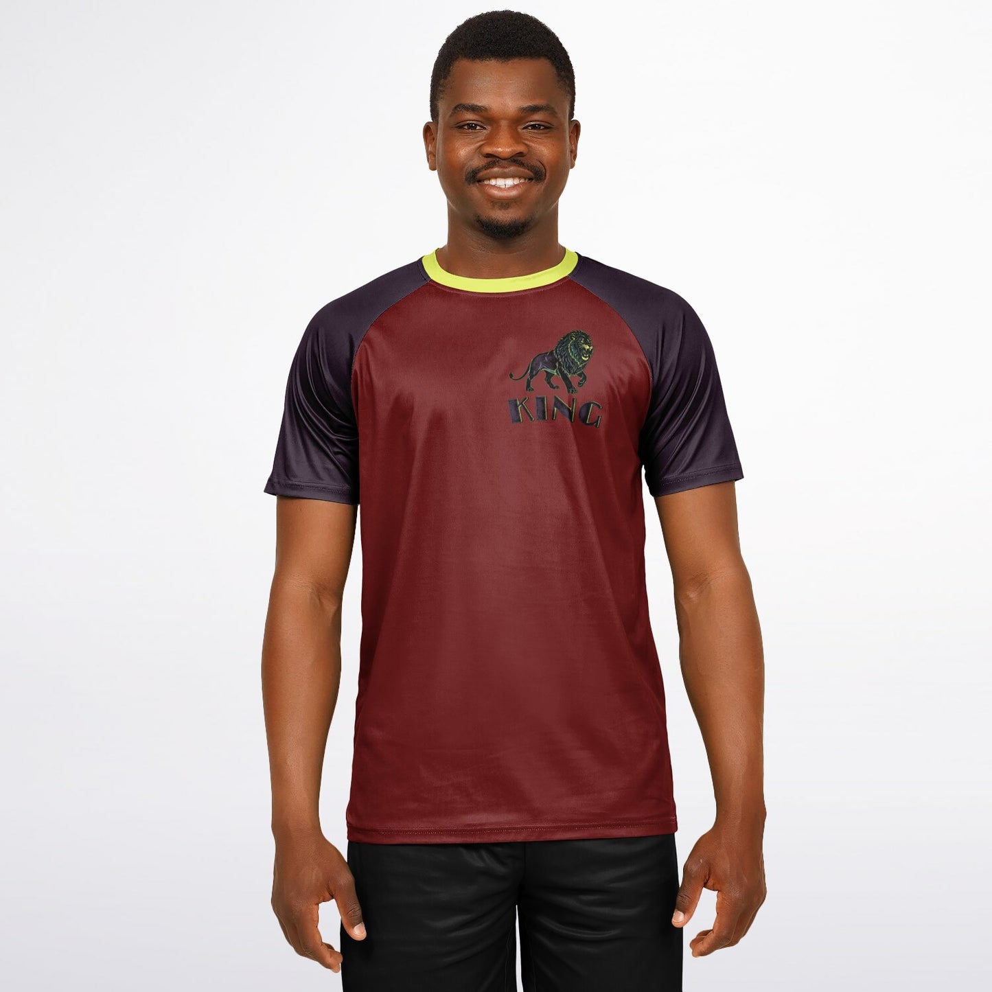 KING 01-02 Men's Designer Raglan T-shirt