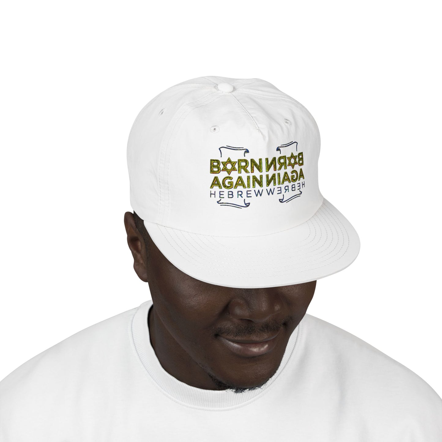 Born Again Hebrew 01-01 Designer Snapback Dad Cap