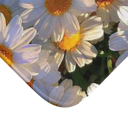 Sun-Kissed Meadow Bath Mat – Floral Bathroom Rug