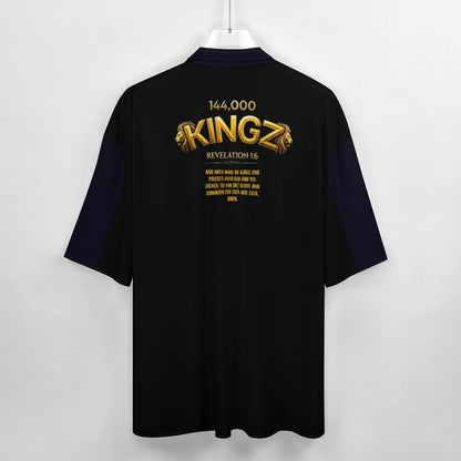 144,000 KINGZ: The Rise of The Remnant | Men's Cuban Collar Cotton Shirt