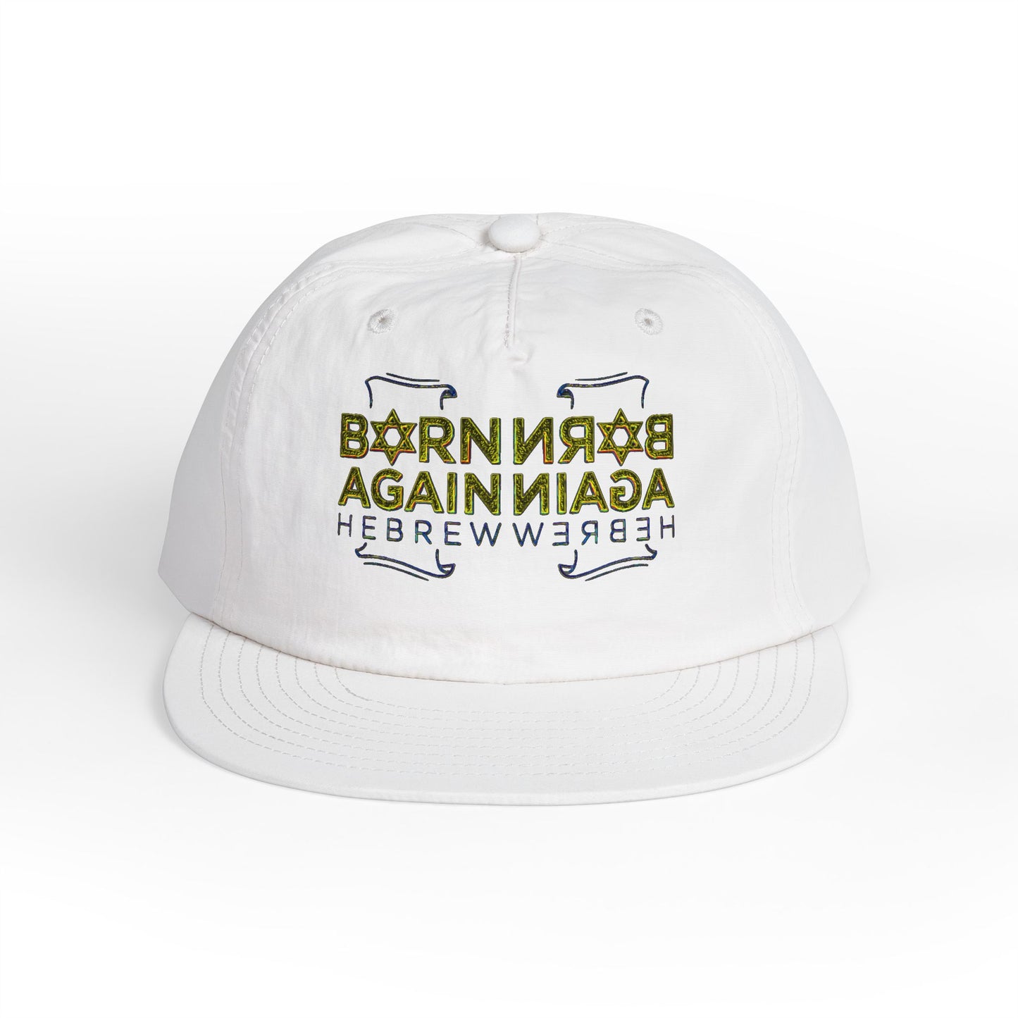 Born Again Hebrew 01-01 Designer Snapback Dad Cap