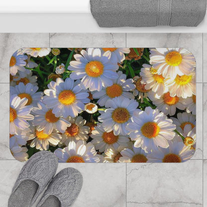 Sun-Kissed Meadow Bath Mat – Floral Bathroom Rug